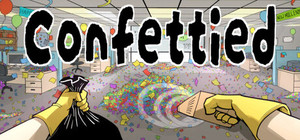 Confettied banner