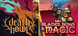 Death Howl + Blades, Bows & Magic banner