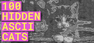 100 Hidden ASCII Cats banner