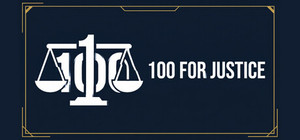 100 for Justice banner