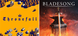 Bladesong x Thronefall banner
