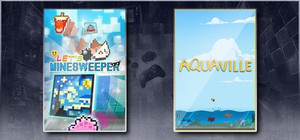 Aquaville&Let's Minesweeper banner