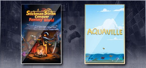 Aquaville&Stickman Strikes: Conquer Fantasy World banner