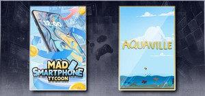 Aquaville&Mad Smartphone Tycoon banner
