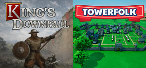 King's Downfall × Towerfolk: Medieval Base Defense banner