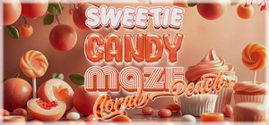 Sweetie Candy Maze: Coral Peach banner