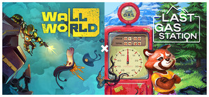 The Last Gas Station × Wall World banner