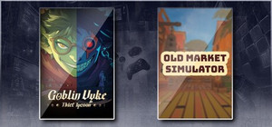 Old Market Simulator &Goblin Vyke: The Thief Tycoon banner