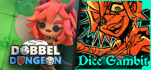 Dobbel Dungeon + Dice Gambit banner