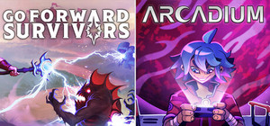 Arcadium x Go Forward Survivors banner
