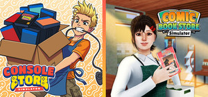 Console in Comic Book Store banner