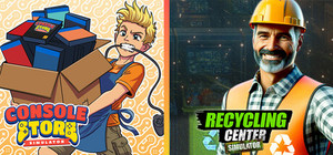 Console Store x Recycling Center Simulator banner