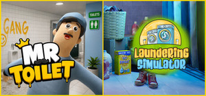Laundering Simulator x Mr Toilet banner