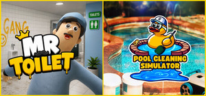 Mr Toilet x Pool Cleaning Simulator banner