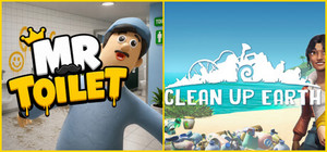 Clean Up Earth x Mr Toilet banner
