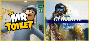 Climber: Sky is the Limit x Mr Toilet banner
