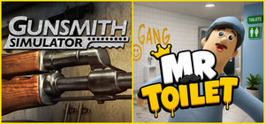 Gunsmith Simulator x Mr Toilet banner