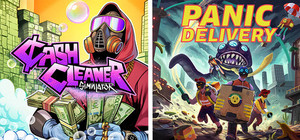 Panic Delivery x Cash Cleaner Simulator banner