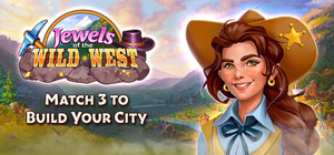 Jewels of the Wild West: Match 3 to Build Your City banner