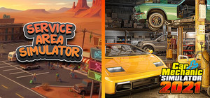 Service Area Simulator and Car Mechanic Simulator 2021 banner