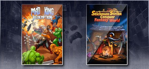 Mad King Redemption & Stickman Strikes: Conquer Fantasy World banner