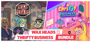 Wax Heads x Thrifty Business banner