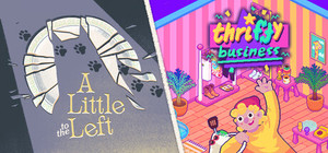 Thrifty Business x A Little to the Left banner
