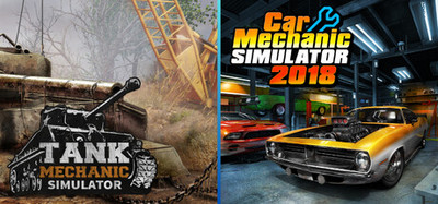Car Mechanic Simulator 2018 and Tank Mechanic Simulator