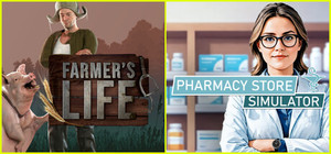 Pharmacy Store Simulator x Farmer's Life banner