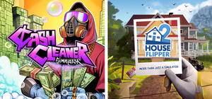 Cash Cleaner Simulator x House Flipper 2 banner
