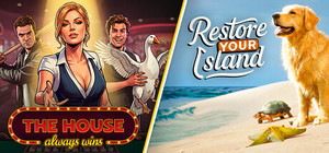 The House Always Wins x Restore Your Island banner