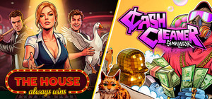 The House Always Wins x Cash Cleaner Simulator banner