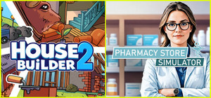 Pharmacy Store Simulator x House Builder 2 banner