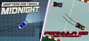 2D Retro Racing banner