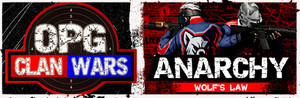 OPG Clan Wars + Anarchy: Wolf's law banner