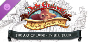 Duke Grabowski: Mighty Swashbuckler: The Art of Duke - by Bill Tiller banner