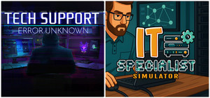 Tech Support x IT Specialist Simulator banner