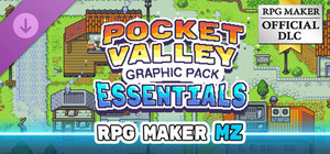 RPG Maker MZ - Pocket Valley Graphic pack Essentials banner