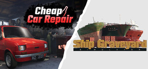Cheap Car Repair and Ship Graveyard Simulator banner
