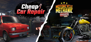 Cheap Car Repair and Motorcycle Mechanic Simulator banner