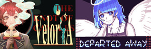 Veloria & Departed Away banner