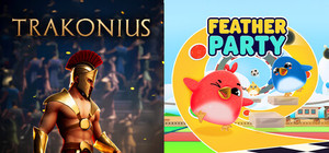 Trakonius + Feather Party banner