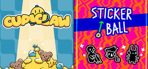 Cupiclaw & STICKER/BALL banner