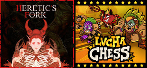 Lucha Chess + Heretic's Fork banner