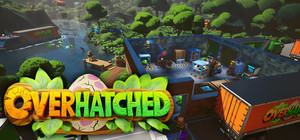Overhatched banner