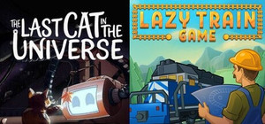 The Last Cat in the Universe X Lazy Train Game banner