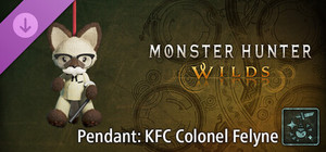 Monster Hunter Wilds - Pendant: KFC Colonel Felyne banner
