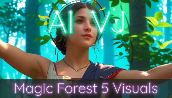 AI-VJ - Magic Forest 5 Visuals