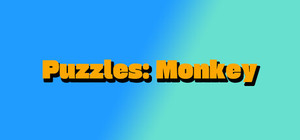 Puzzles: Monkey banner