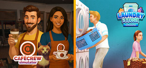 Cafe Crew in Laundry Store banner